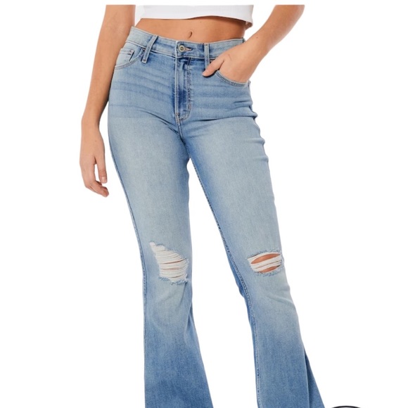Hollister Jeans Hollister Womens High Rise Vintage Flare Jeans Us